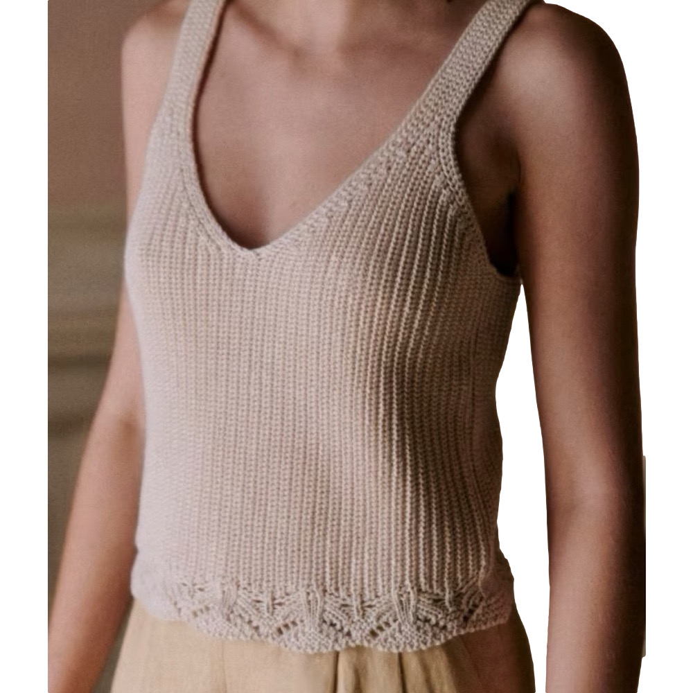 Sezane Saul Knit jumper Camisole Top